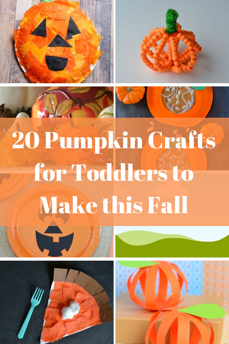 Easy pumpkin and Halloween crafts for toddlers and preschoolers 