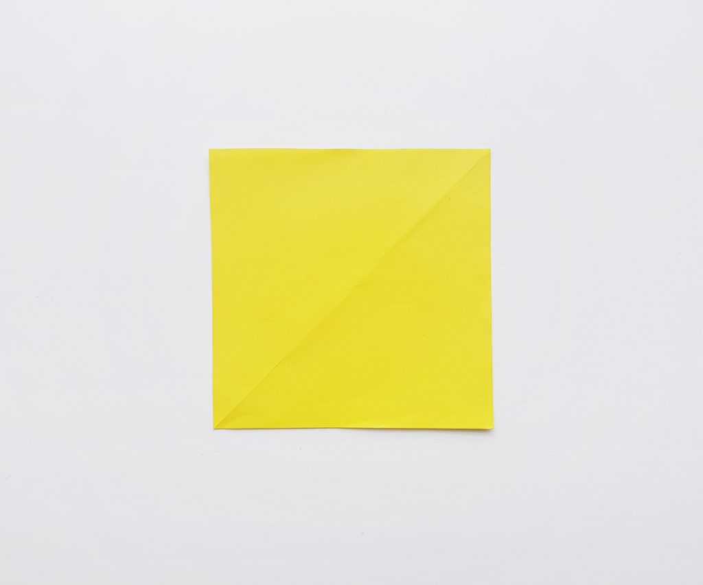 square shaped yellow paper