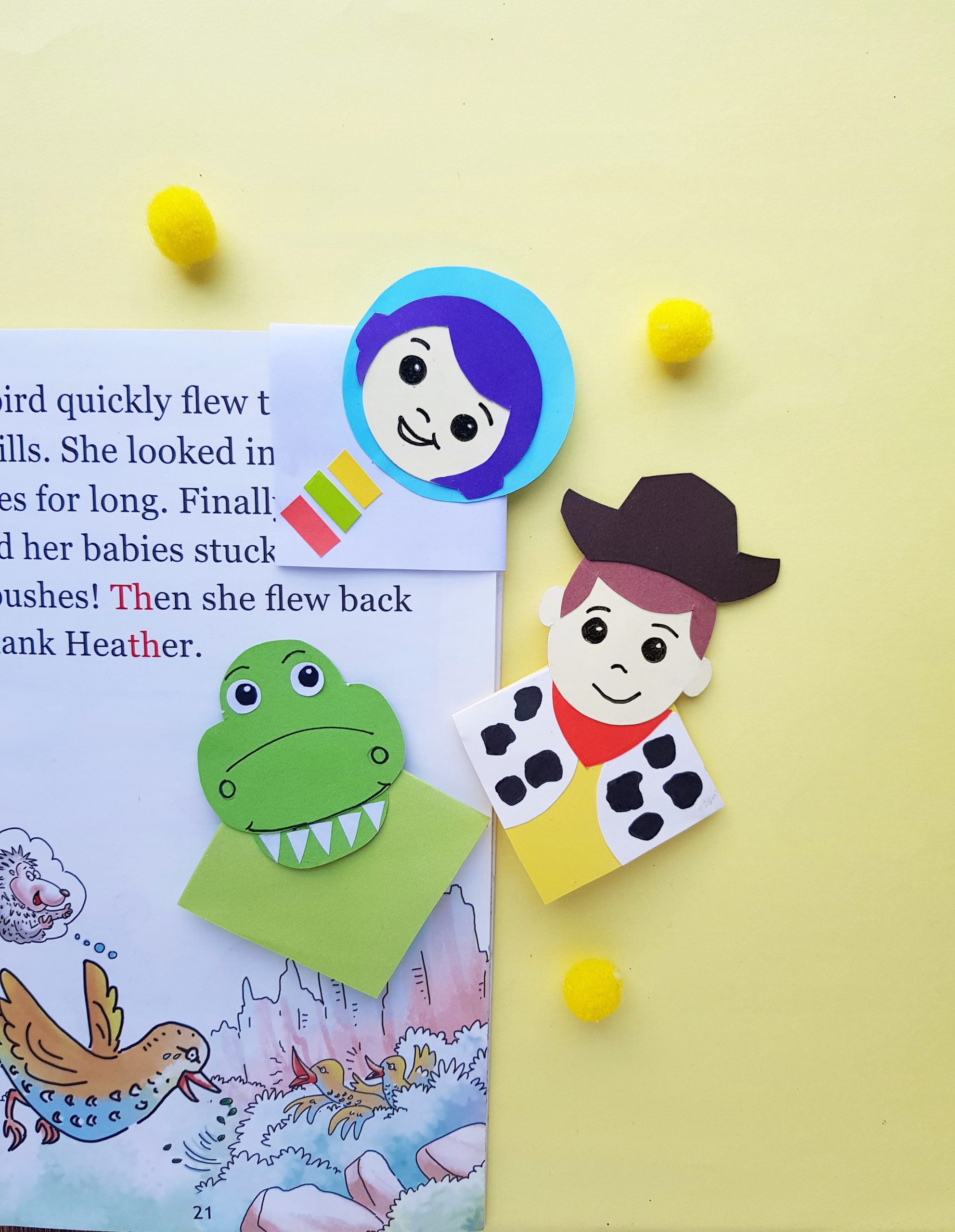 Toy story bookmarks