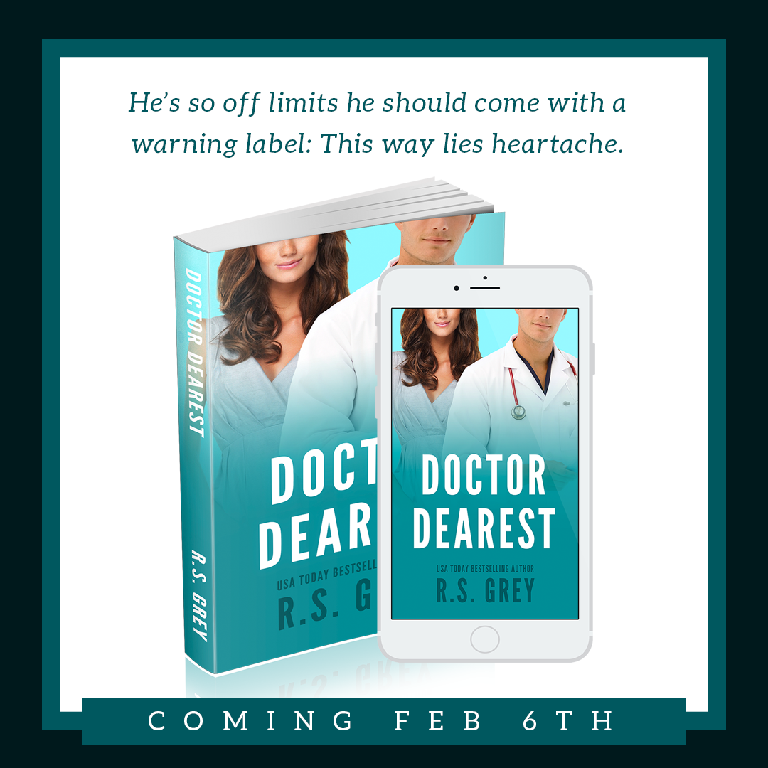 Cover reveal for R.S. Grey’s Doctor Dearest