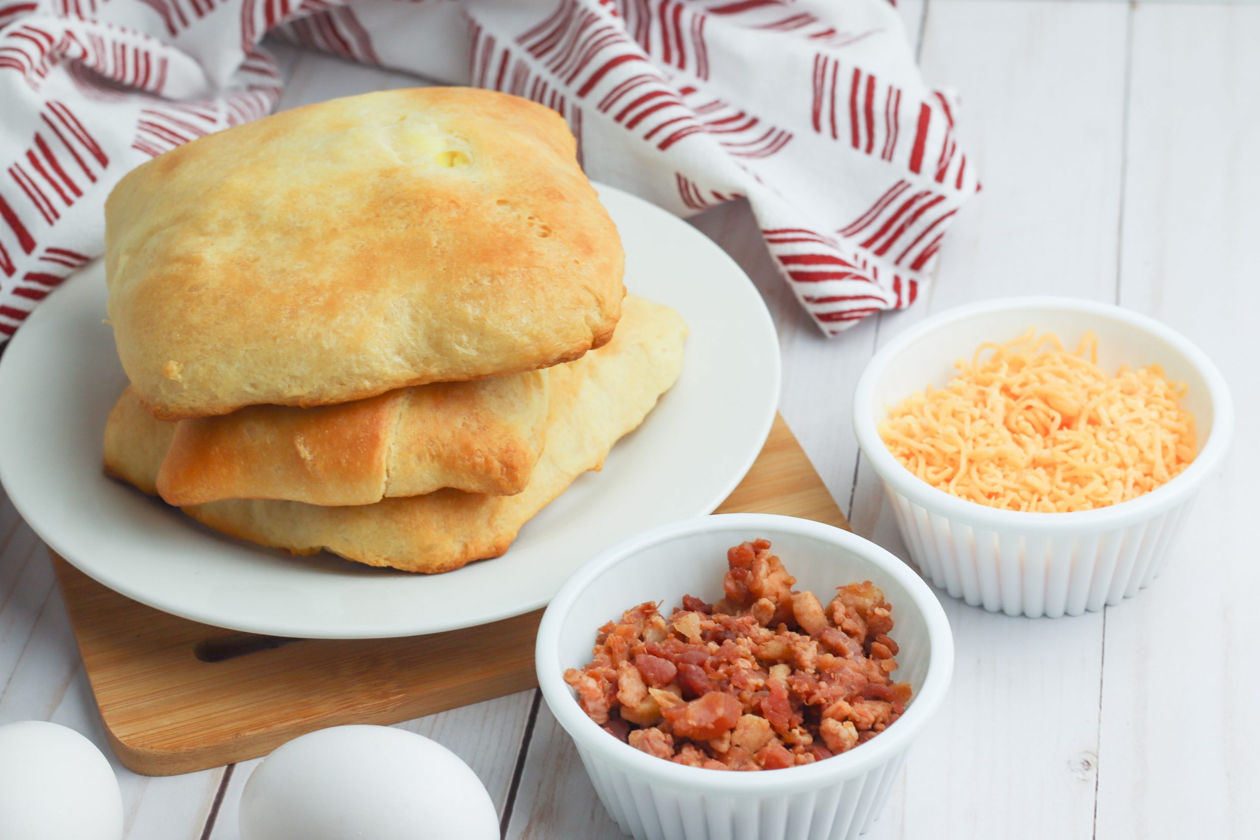 Bacon & Egg Breakfast Pockets Sandee Booth