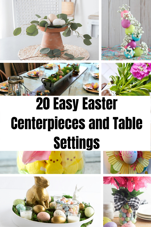 20 Gorgeous and Easy Spring Holiday Centerpieces for a Beautiful Easter ...