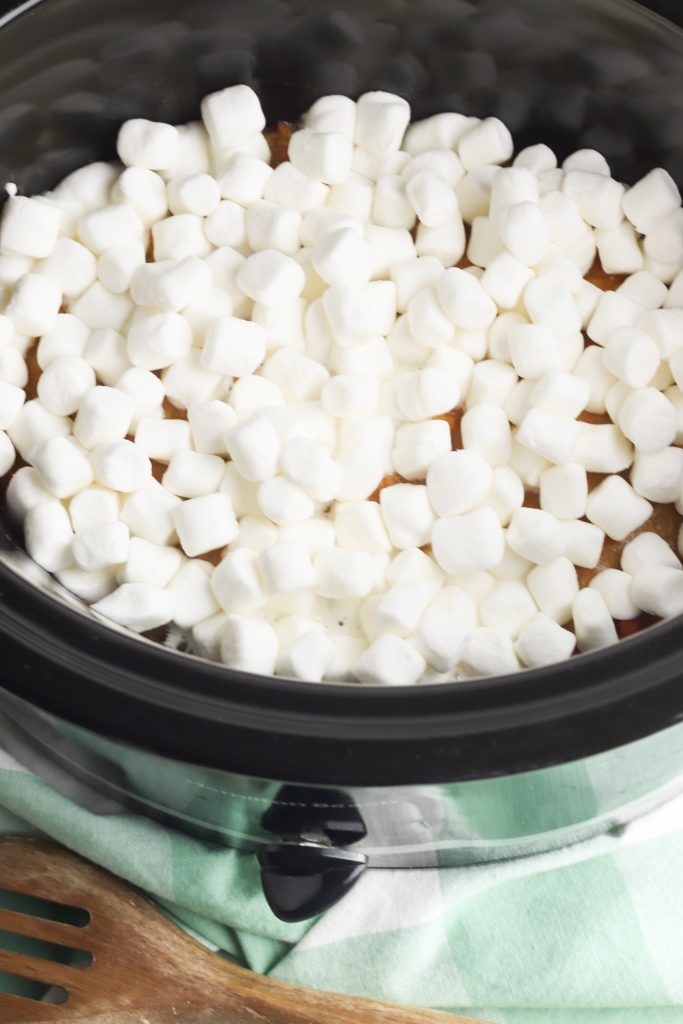 marshmallows in a slow cooker