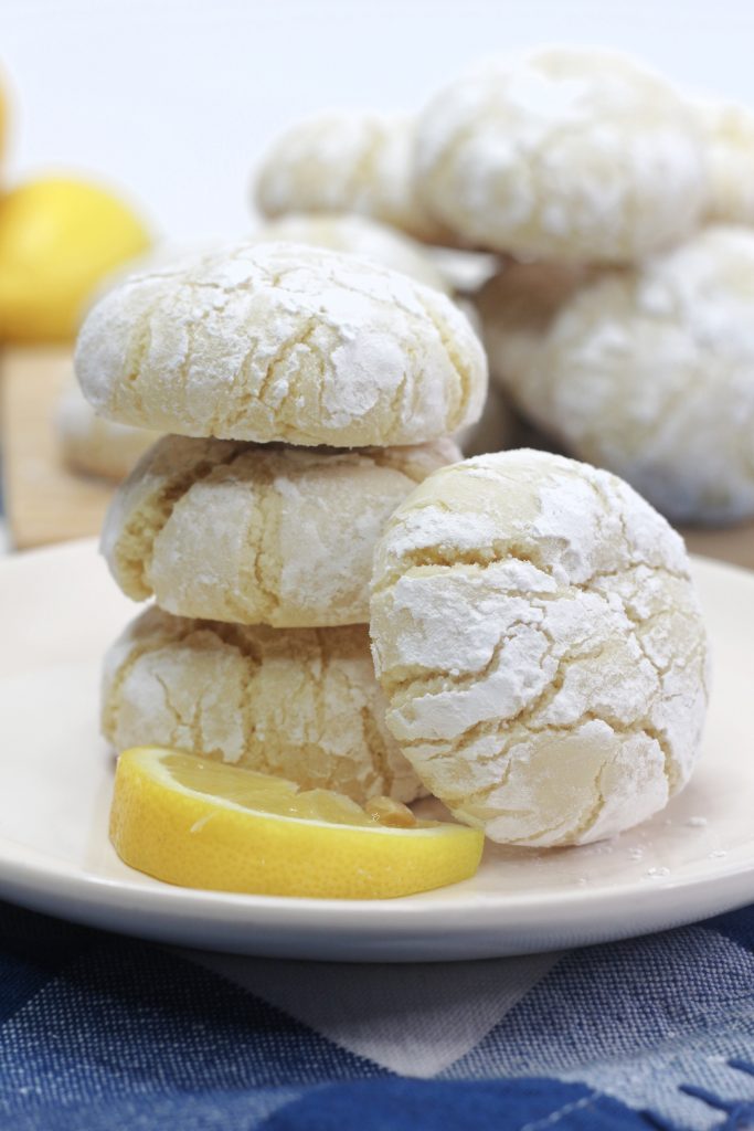Lemon crinkle cookies recipe