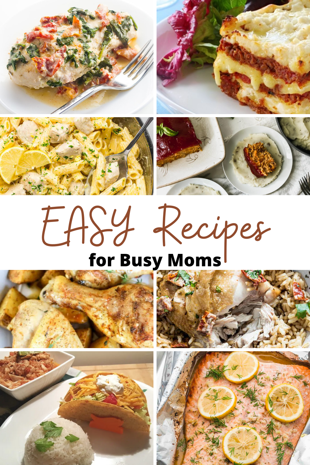 Easy recipes for moms
