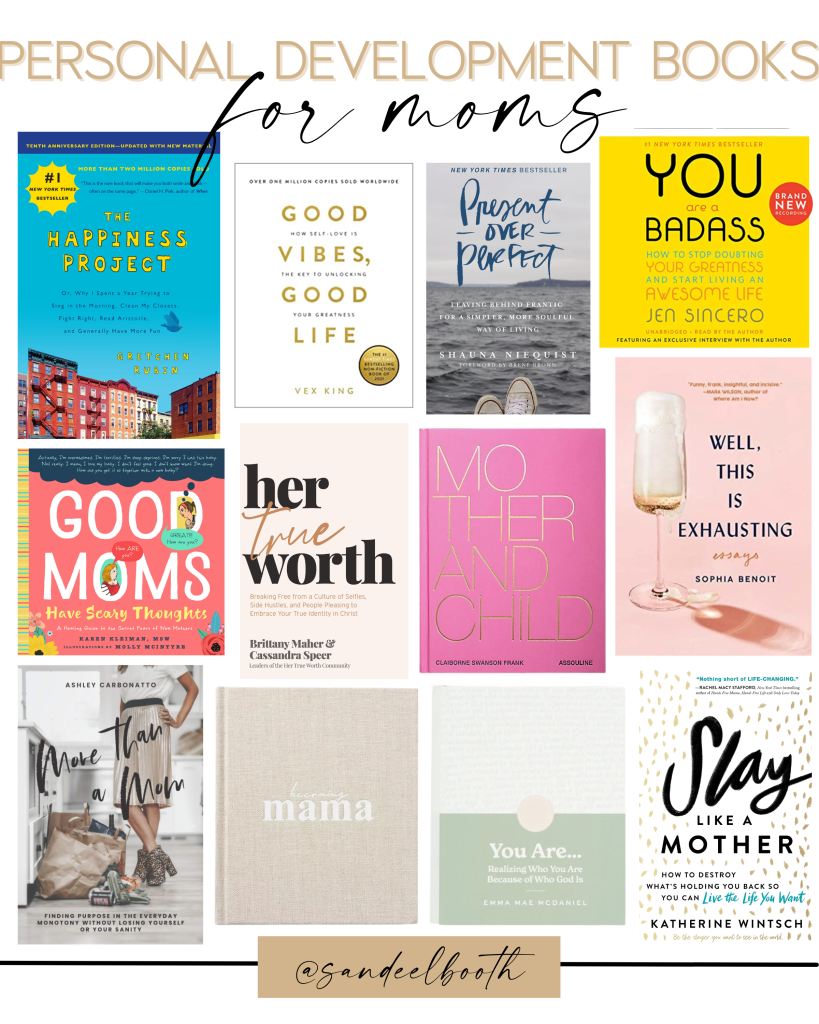 Best Personal Development Books For Moms - Sandee Booth